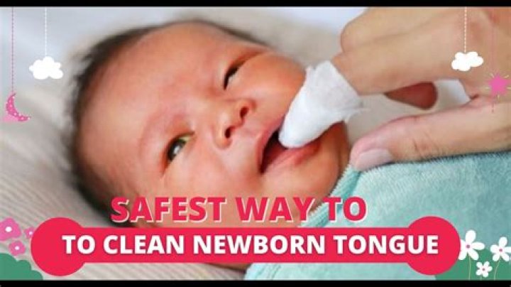 How do you clean a newborn girl