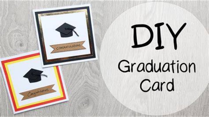 How do you make a graduation greeting card