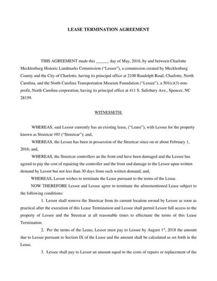 How do you terminate a rental agreement