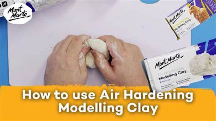 How do you use air hardening modeling clay