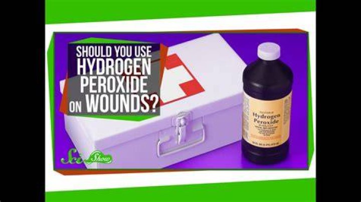 How often should I use hydrogen peroxide on a wound