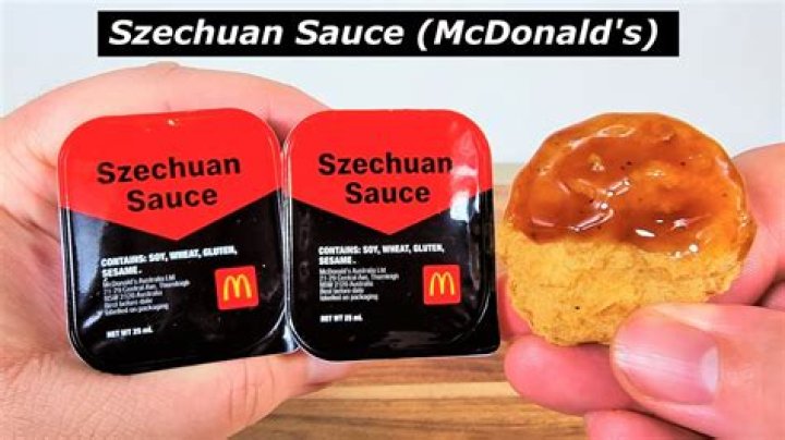 Is Szechuan sauce available at McDonalds