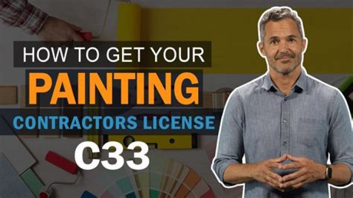 What do I need to get a painting license in California